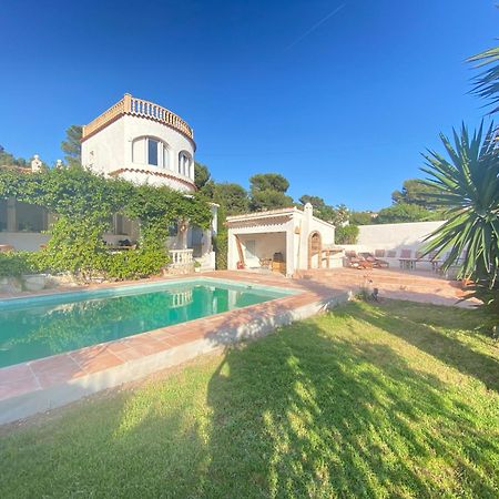 Beautiful Villa With Pool, Barbecue, And Garden Jávea Exteriör bild